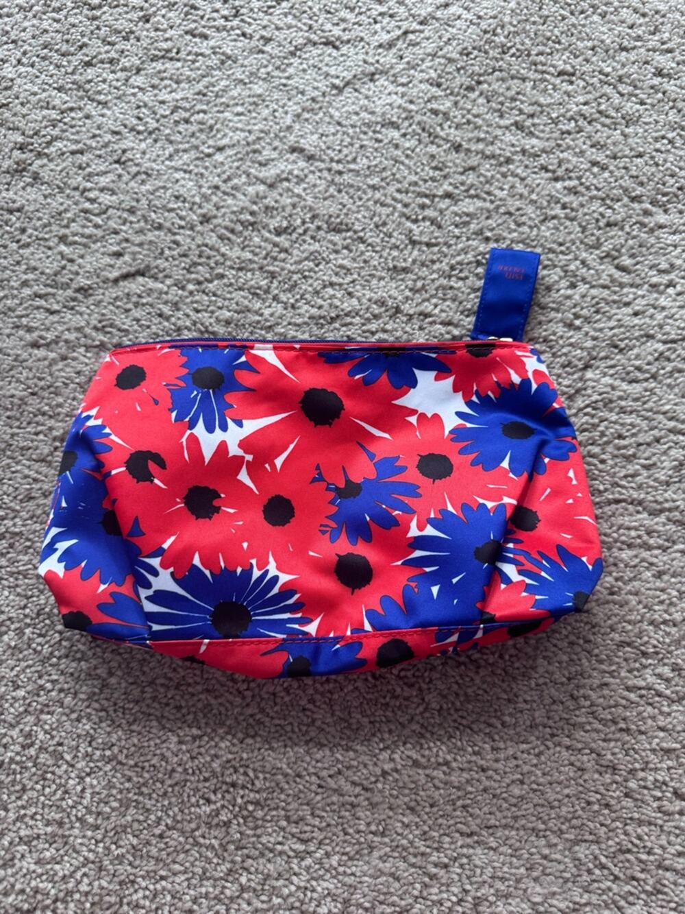 Estée Lauder Medium Floral Zipper Pouch w/ Branded Pull Cosmetic Makeup